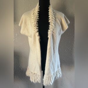 🍂American Retro Paris Mohair-Blend Sleeveless Cardigan🍂 ~38 (medium)